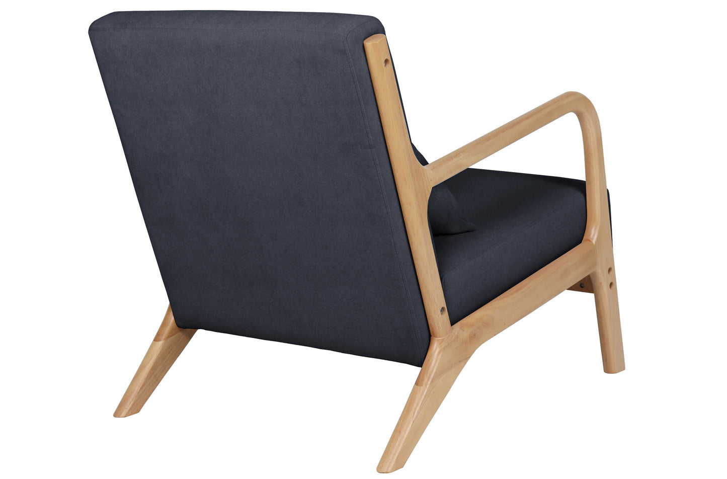 BUTACA ATLAS TEJIDO GRIS / MADERA