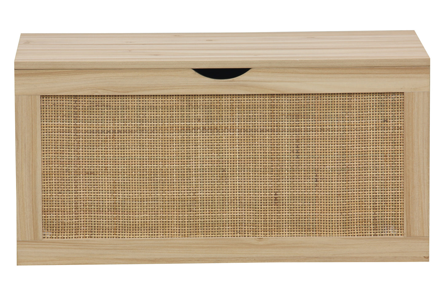 BAUL DECOR 80 x 40 CM PINO / RATTAN