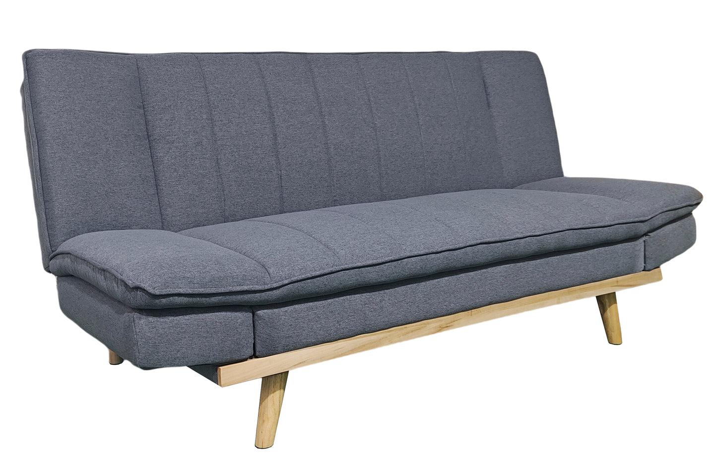 PACK x4 - SILLA COMEDOR HERMES TEJIDO GRIS / OAK