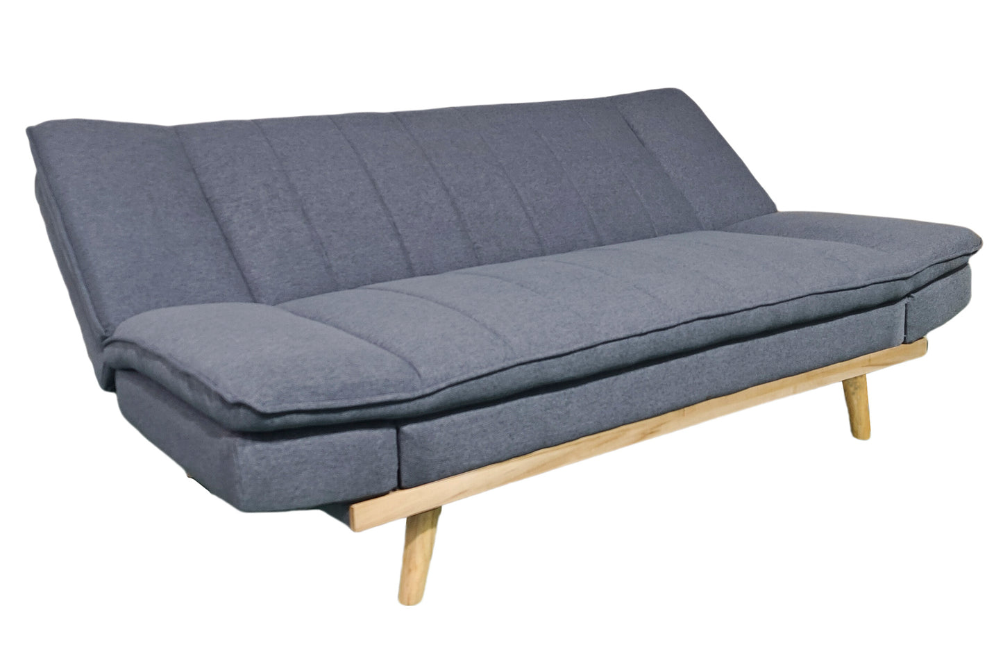 PACK x4 - SILLA COMEDOR HERMES TEJIDO GRIS / OAK