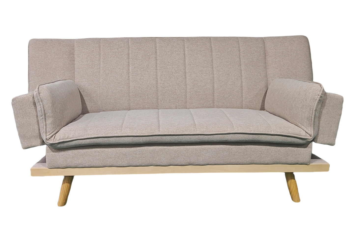 PACK x4 - SILLA COMEDOR HERMES TEJIDO GRIS / OAK