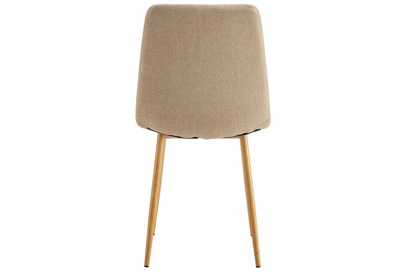 PACK x4 - SILLA COMEDOR BALDER TEJIDO BEIGE / OAK