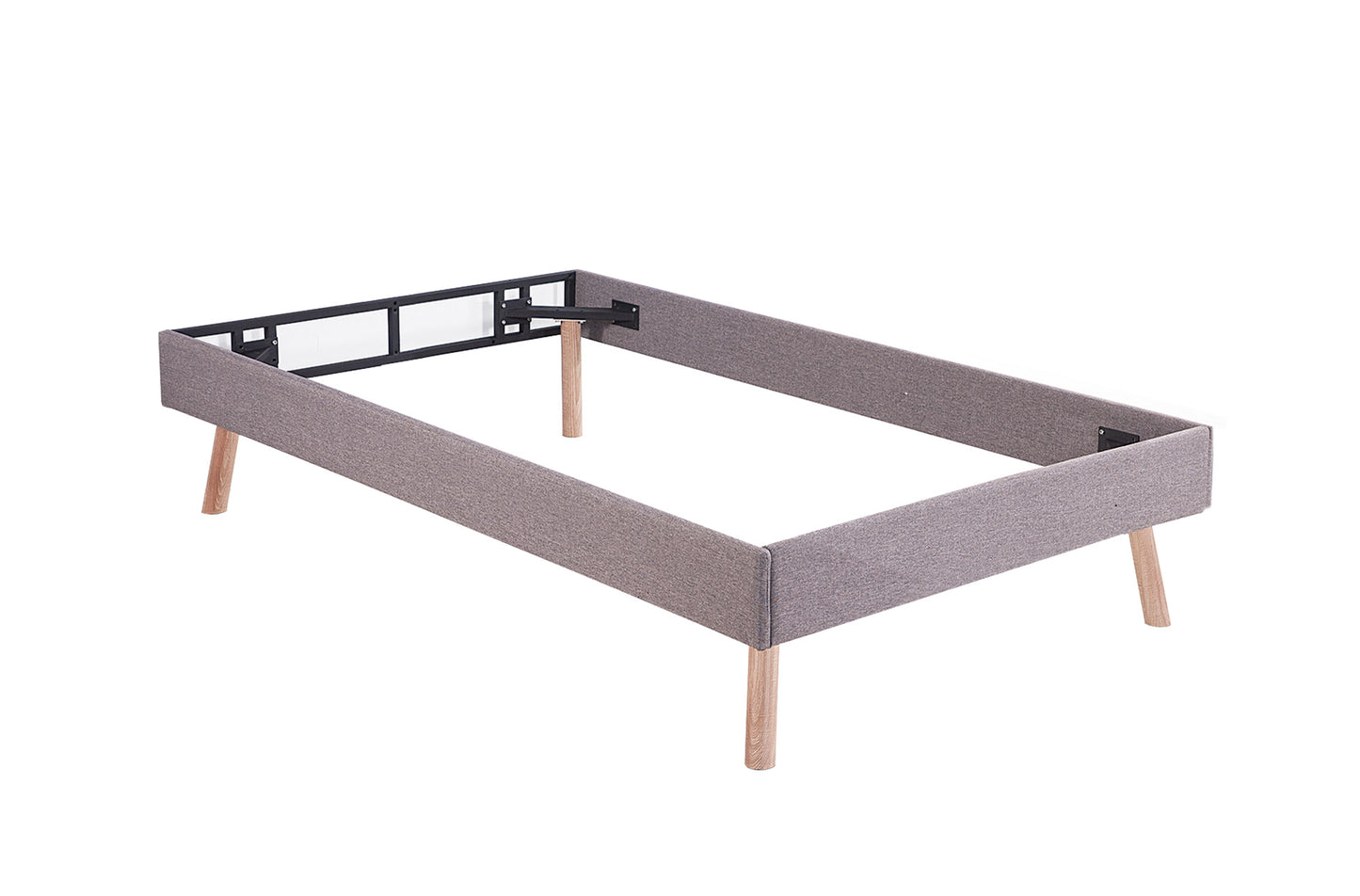 ARO TAPIZADO PARA CAMA CROWN 100 TEJIDO TEX GRIS