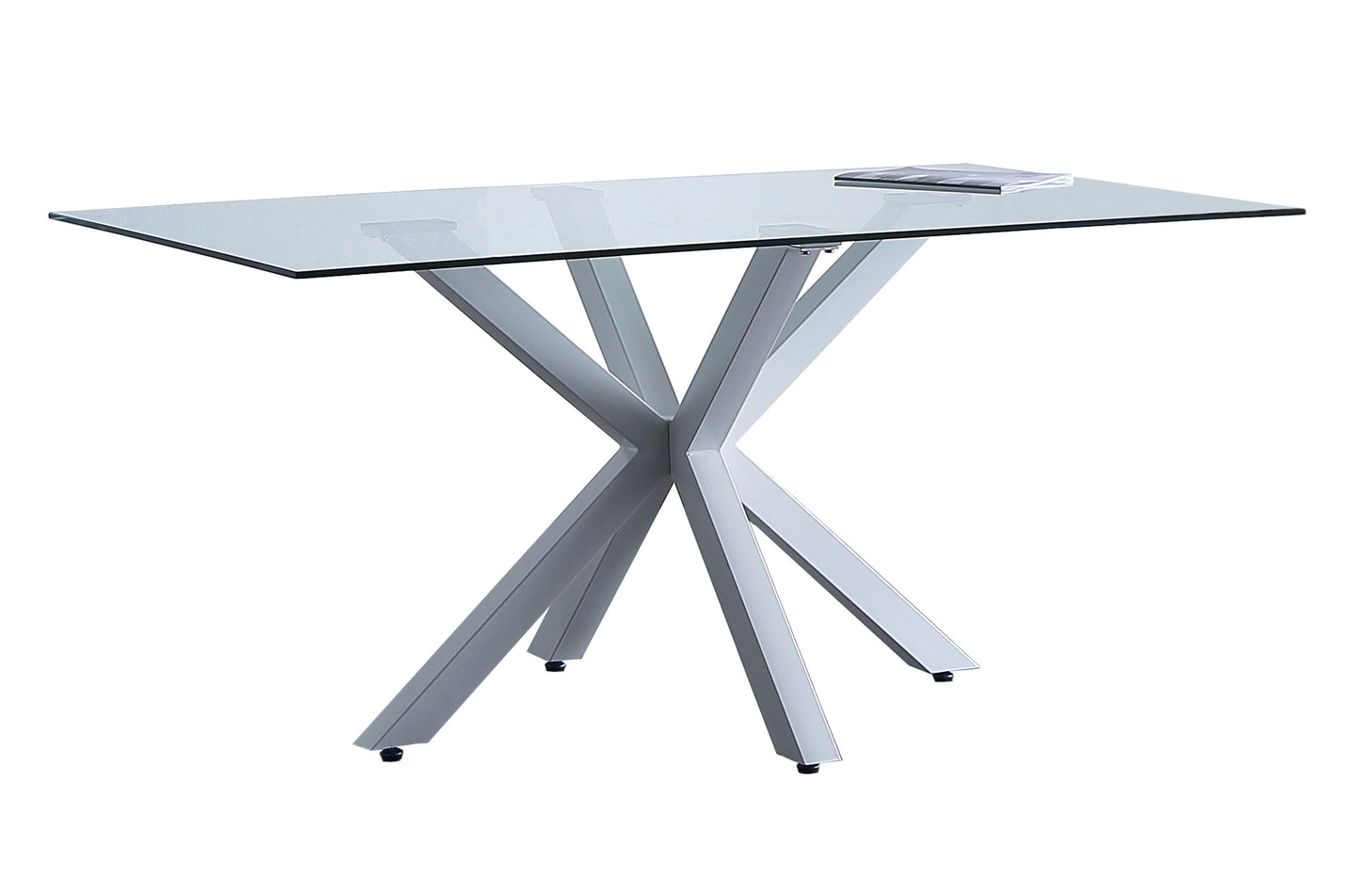 MESA COMEDOR FIJA WASHINGTON 160 x 90 CM BLANCO