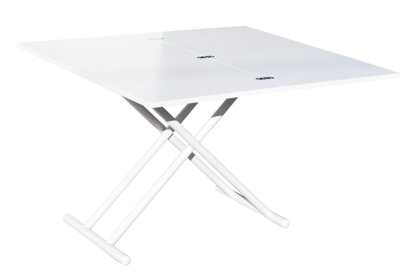 MESA CENTRO ELEVABLE Y EXTENSIBLE ARCO IRIS BLANCO 100 x 50 CM