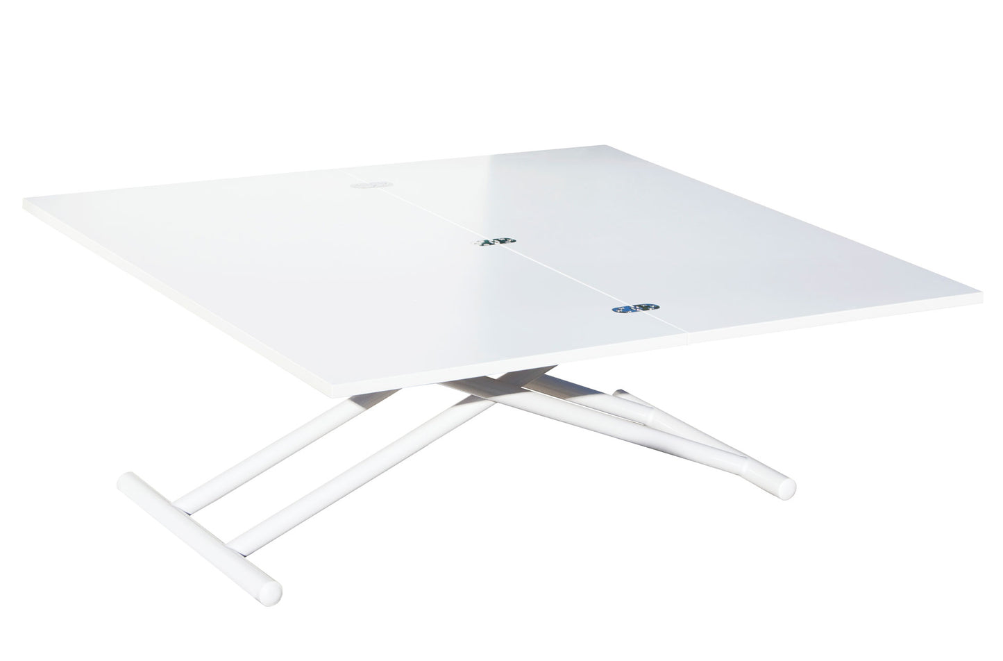 MESA CENTRO ELEVABLE Y EXTENSIBLE ARCO IRIS BLANCO 100 x 50 CM