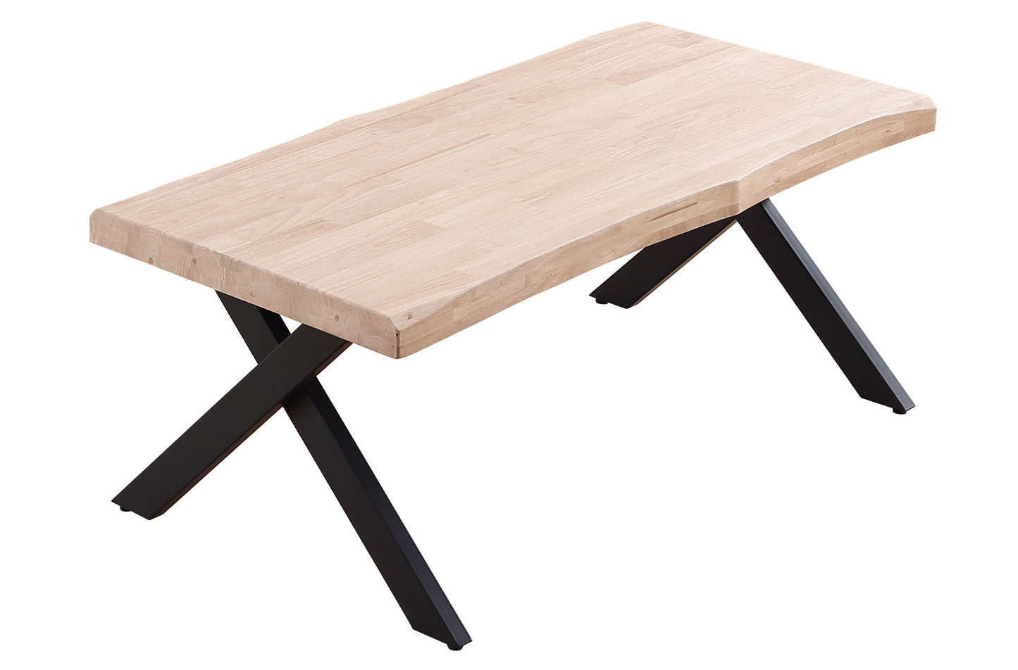 MESA CENTRO ELEVABLE NEBULOSA 120 x 66 CM TAPA CON FORMA ROBLE NORDISH / NEGRO