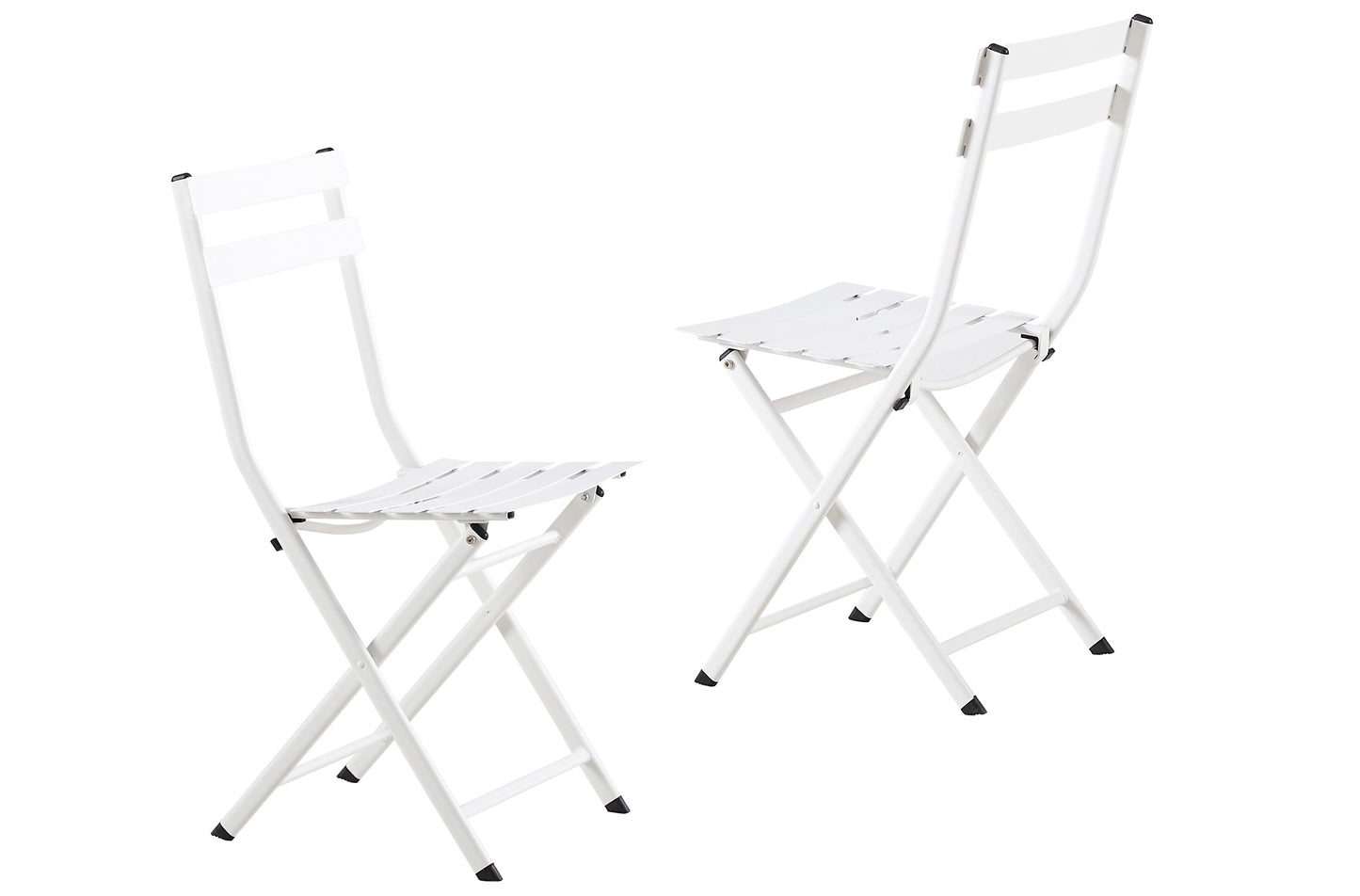 PACK x2 - SILLA PLEGABLE CAFE COLOR BLANCO