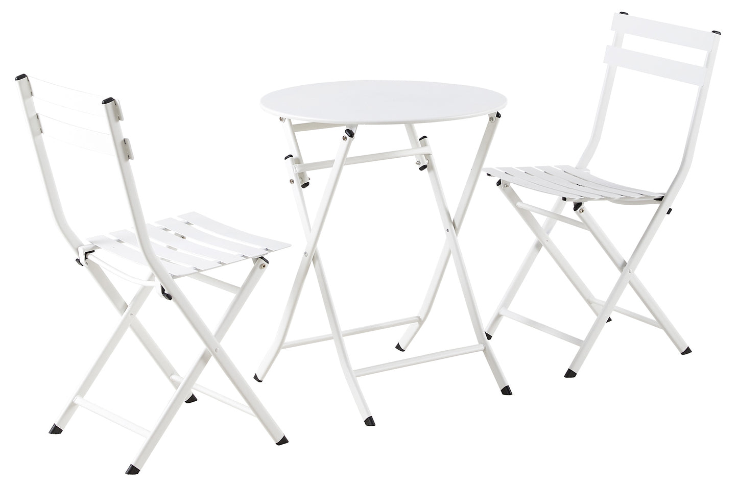 PACK x2 - SILLA PLEGABLE CAFE COLOR BLANCO