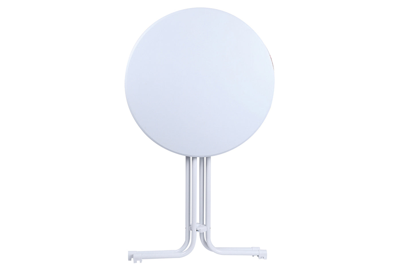 MESA ALTA PLEGABLE EVENTOS CÓCTEL - 80 CM BLANCO + FUNDA BLANCA