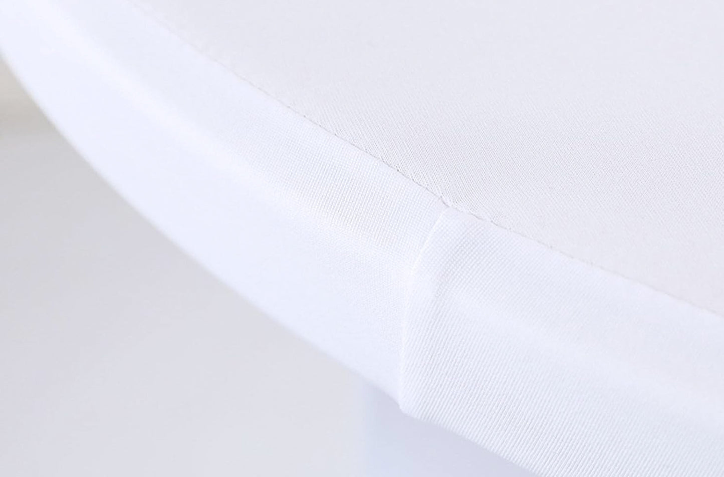 MESA ALTA PLEGABLE EVENTOS CÓCTEL - 80 CM BLANCO + FUNDA BLANCA