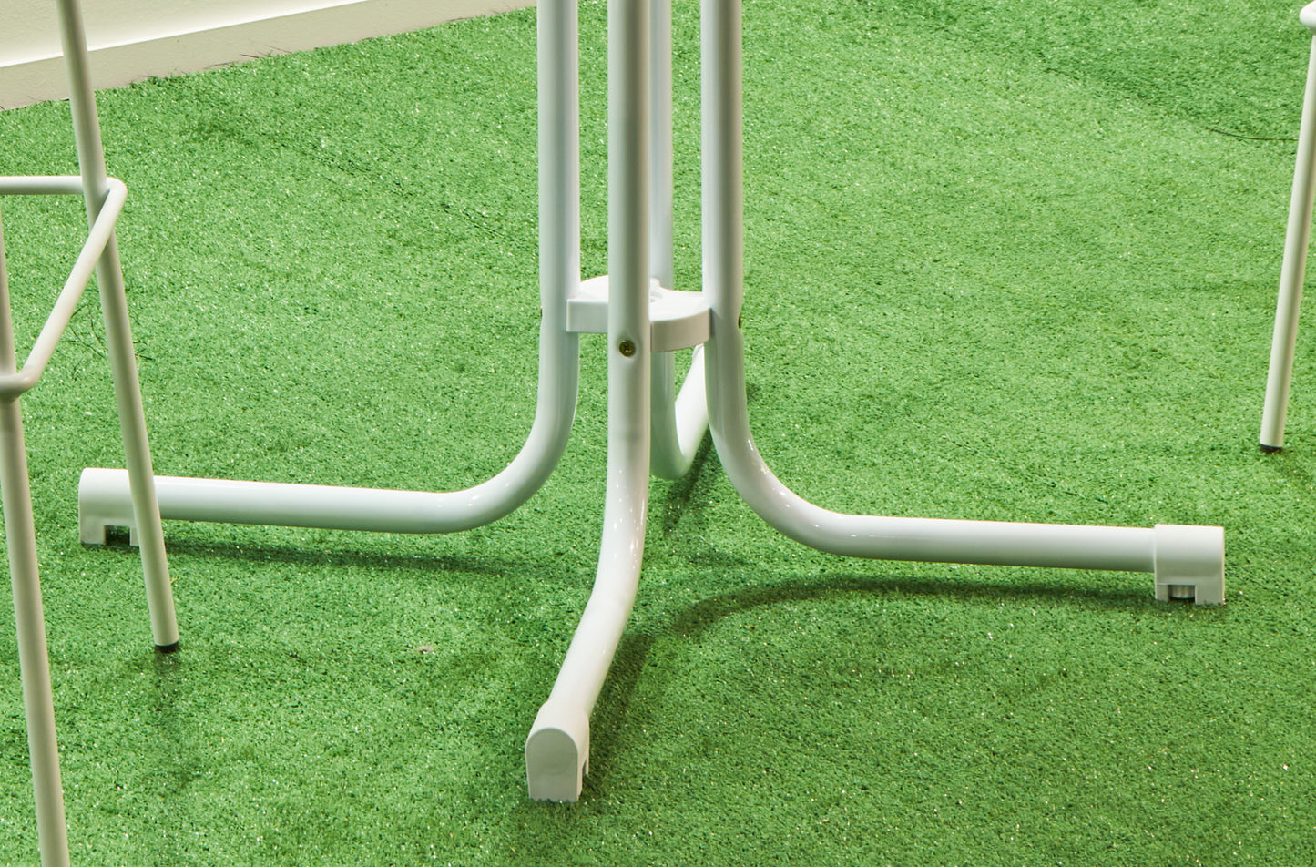 MESA ALTA PLEGABLE EVENTOS CÓCTEL - 80 CM BLANCO + FUNDA BLANCA