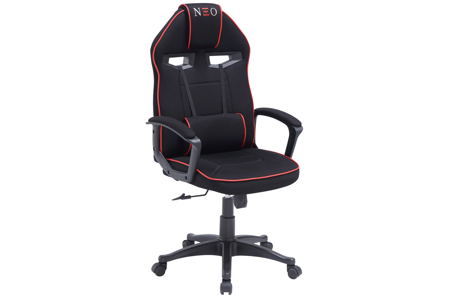 SILLON GIRATORIO RALLY REGULABLE EN ALTURA TEJIDO NEGRO