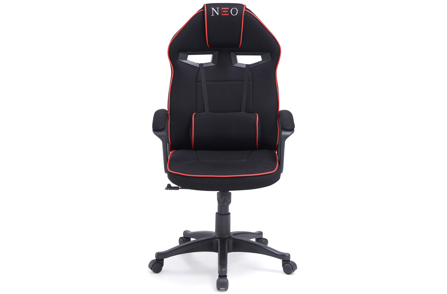 SILLON GIRATORIO RALLY REGULABLE EN ALTURA TEJIDO NEGRO