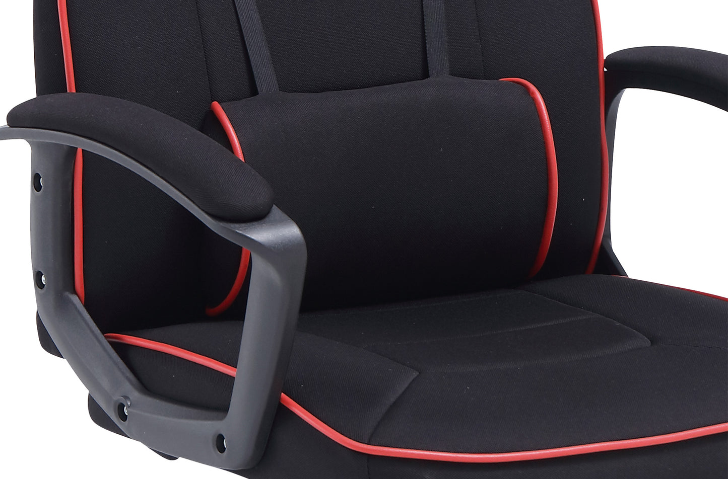 SILLON GIRATORIO RALLY REGULABLE EN ALTURA TEJIDO NEGRO