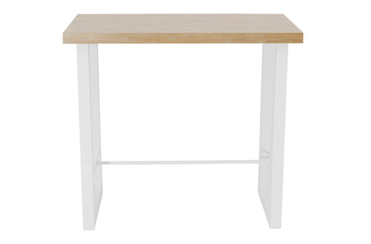 MESA ALTA LOFT 120 X 70 CM  ROBLE NORDISH / BLANCO.