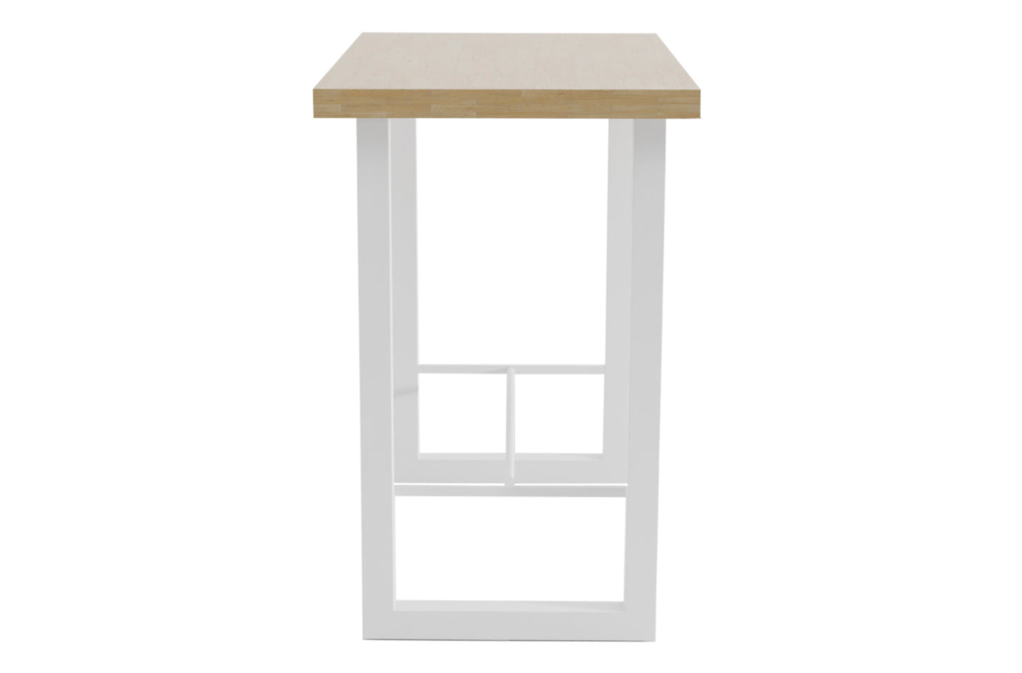 MESA ALTA LOFT 120 X 70 CM  ROBLE NORDISH / BLANCO.