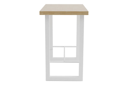 MESA ALTA LOFT 120 X 70 CM  ROBLE NORDISH / BLANCO.