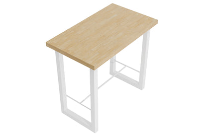 MESA ALTA LOFT 120 X 70 CM  ROBLE NORDISH / BLANCO.