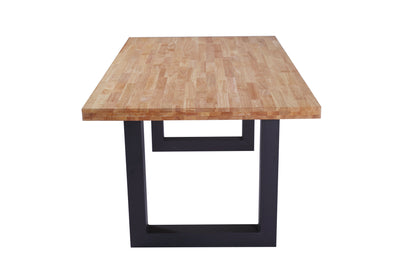 MESA COMEDOR FIJA LOFT 160 x 100 CM  ROBLE NORDISH / NEGRO.