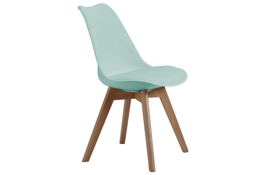 SILLA COMEDOR MODELO BISTRO VERDE AGUA (Pack 4 unidades)
