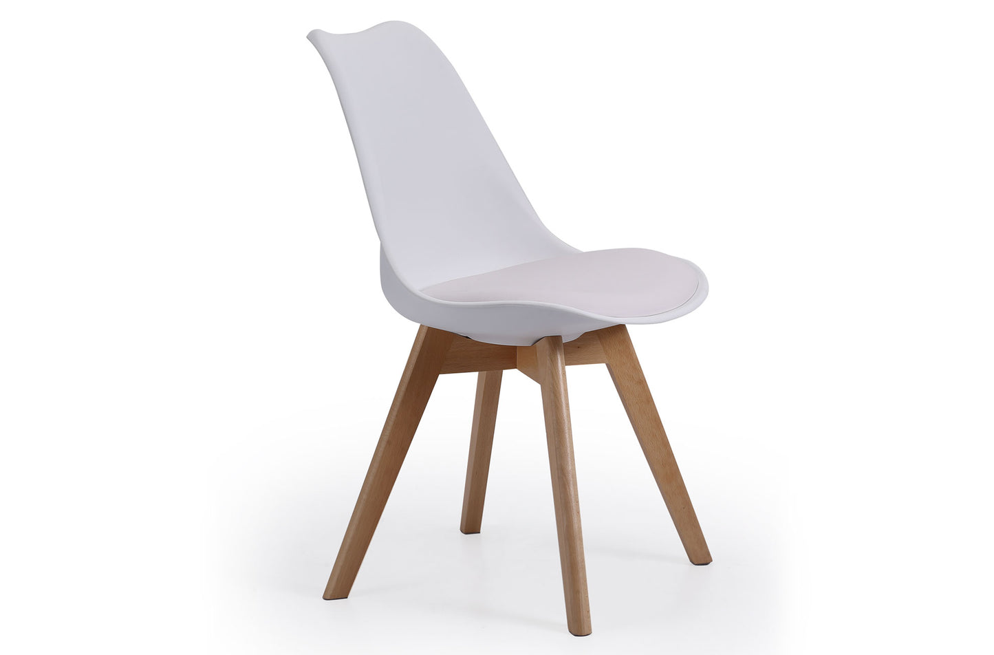 SILLA COMEDOR MODELO BISTRO BLANCO. (Pack 4 unidades)