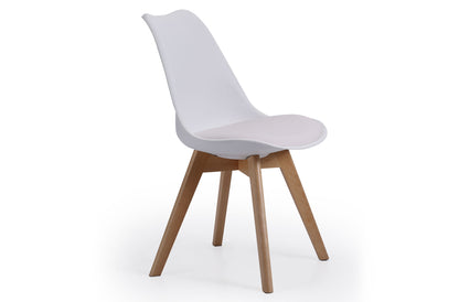 SILLA COMEDOR MODELO BISTRO BLANCO. (Pack 4 unidades)