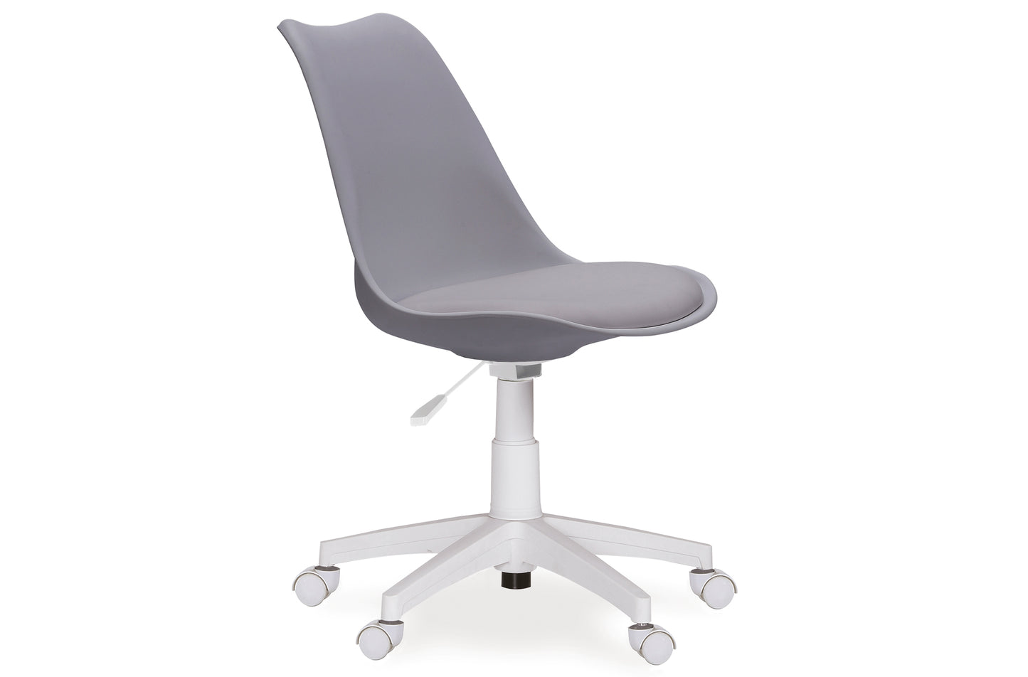 SILLA ESTUDIO GIRATORIA LINA GRIS.