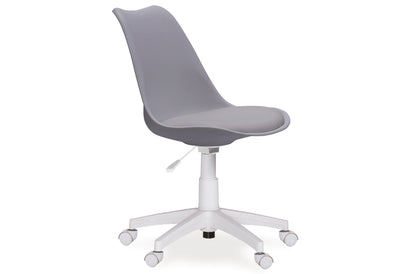 SILLA ESTUDIO GIRATORIA LINA GRIS.