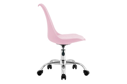 SILLA GIRATORIA ENJOY ROSA