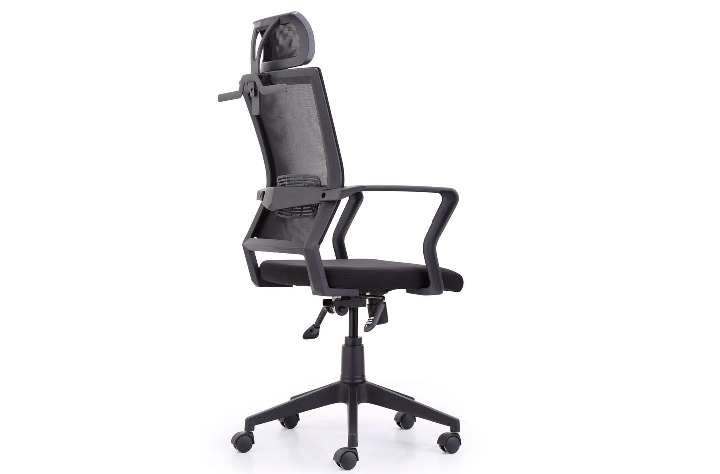 SILLÓN GIRATORIO WINNER RED TRANSPIRABLE NEGRO