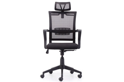 SILLÓN GIRATORIO WINNER RED TRANSPIRABLE NEGRO