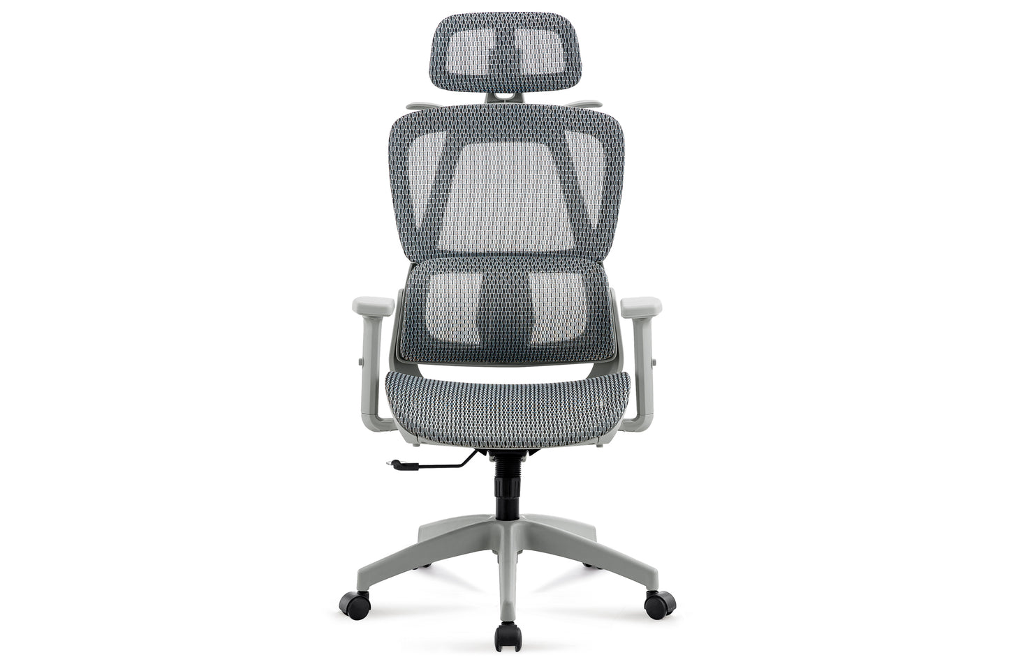 PACK x4 - SILLA COMEDOR HERMES TEJIDO GRIS / OAK