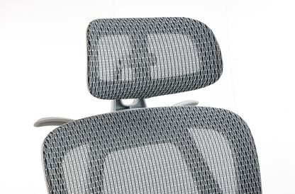 PACK x4 - SILLA COMEDOR HERMES TEJIDO GRIS / OAK