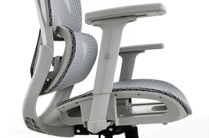 PACK x4 - SILLA COMEDOR HERMES TEJIDO GRIS / OAK