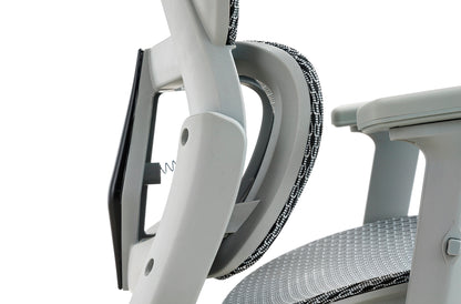 PACK x4 - SILLA COMEDOR HERMES TEJIDO GRIS / OAK