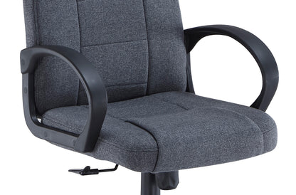 Silla de despacho modelo Henry tejido gris