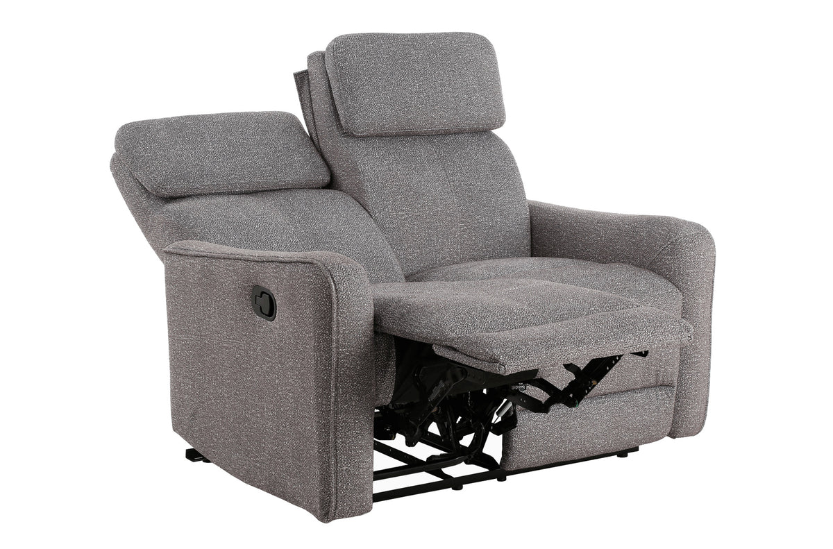 Sofa Relax 2 Plazas con 2 Relax Manuales Pilot Tejido Leo Beige