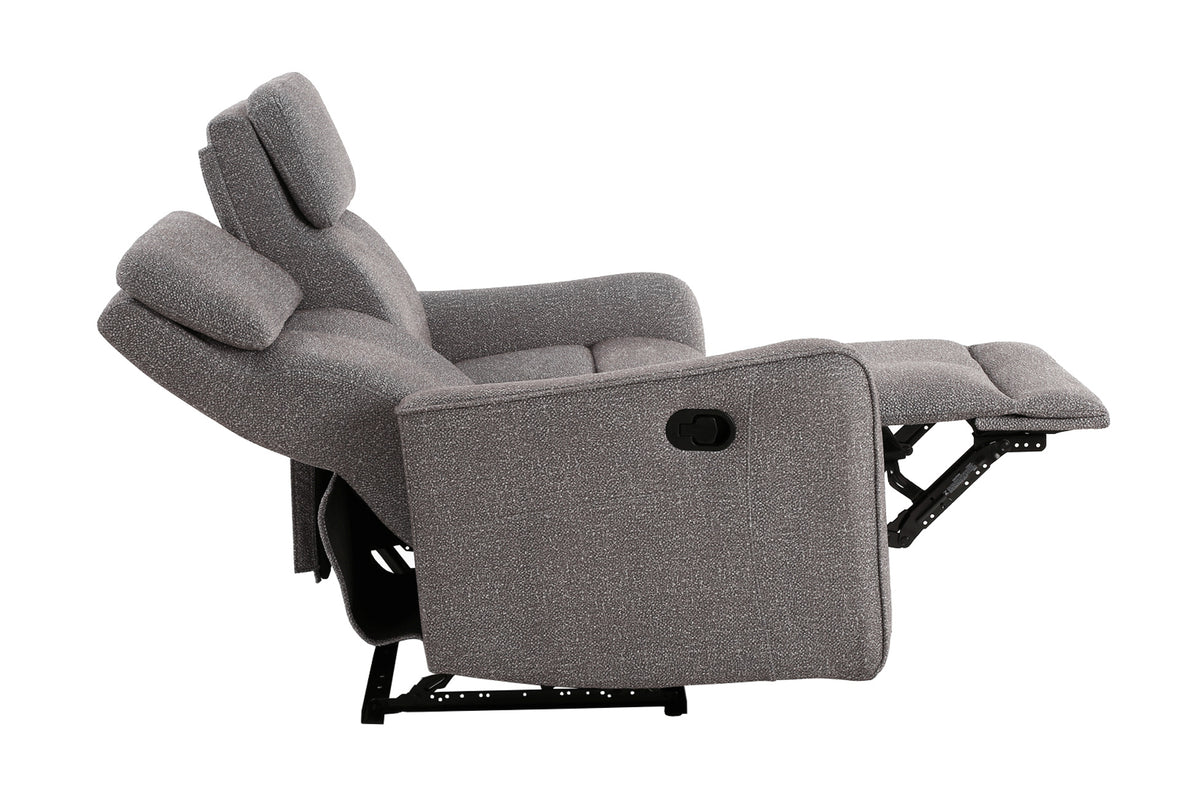 Sofa Relax 2 Plazas con 2 Relax Manuales Pilot Tejido Leo Beige