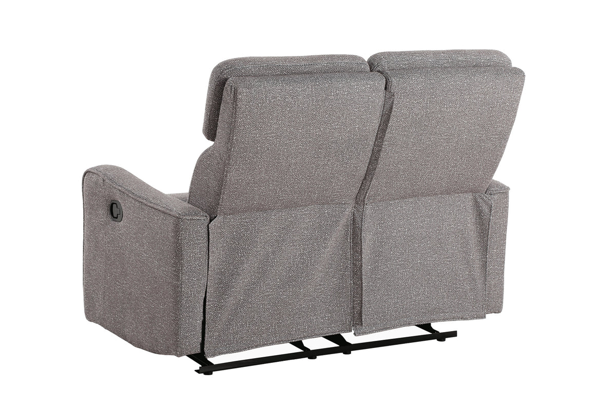 Sofa Relax 2 Plazas con 2 Relax Manuales Pilot Tejido Leo Beige