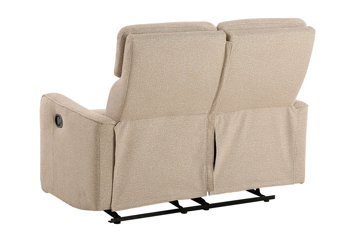 Sofa Relax 2 Plazas con 2 Relax Manuales Pilot Tejido Leo Gris