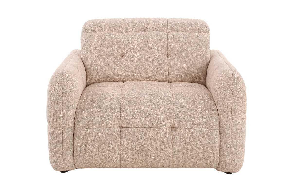 Sillon Relax Electrico Gustaf Tejido Leo Beige