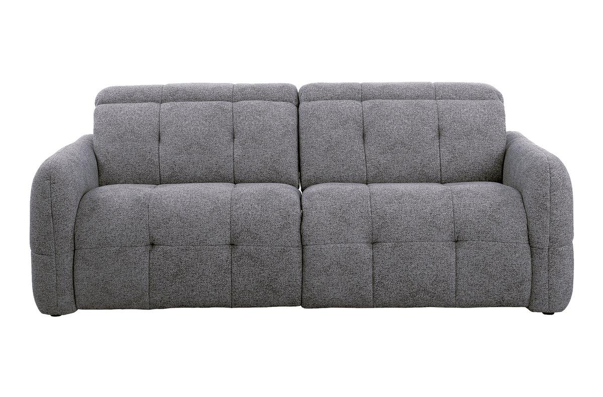 Sofa 3 Plazas 2 Relax Gustaf Tejido Gris