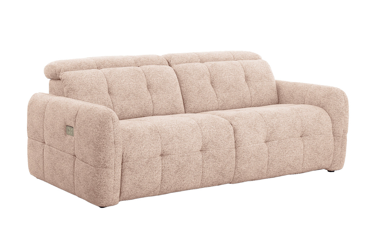 Sofa 3 Plazas 2 Relax Gustaf Tejido Beige