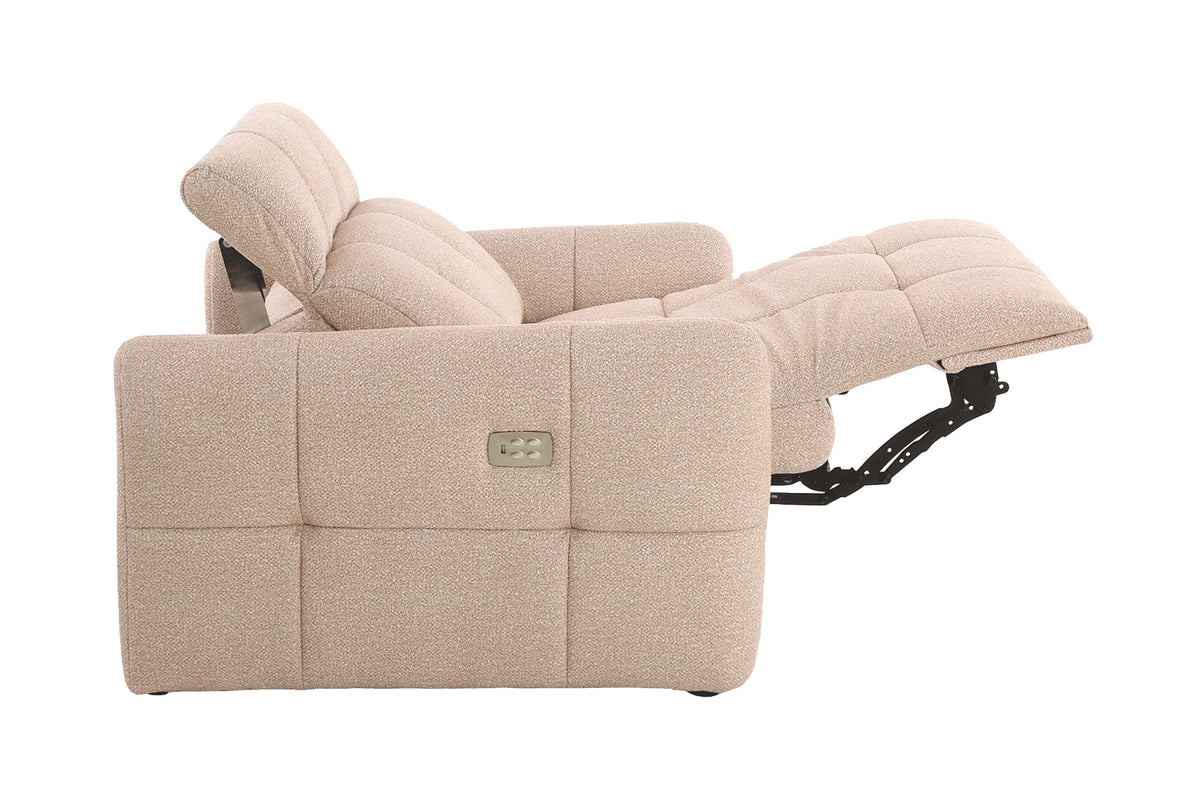 Sofa 3 Plazas 2 Relax Gustaf Tejido Beige