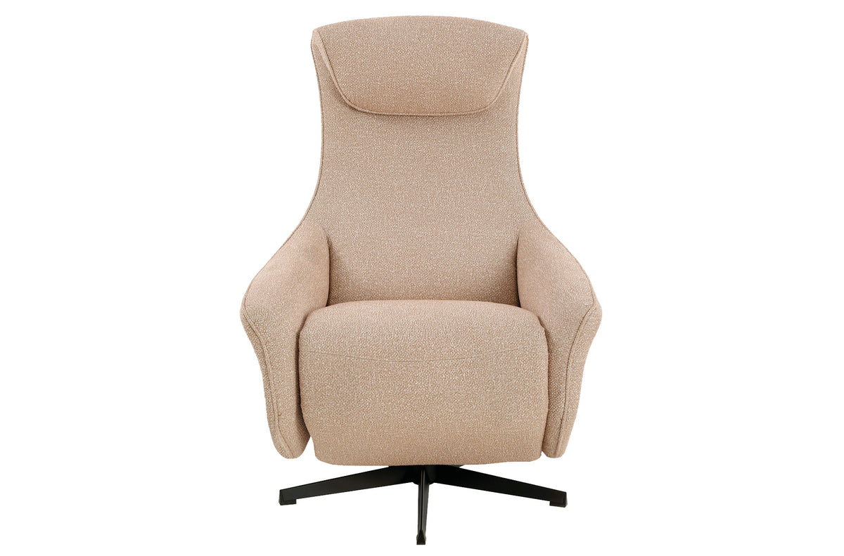 Sillon Relax Electrico Zero Gravity Tejido Leo Beige