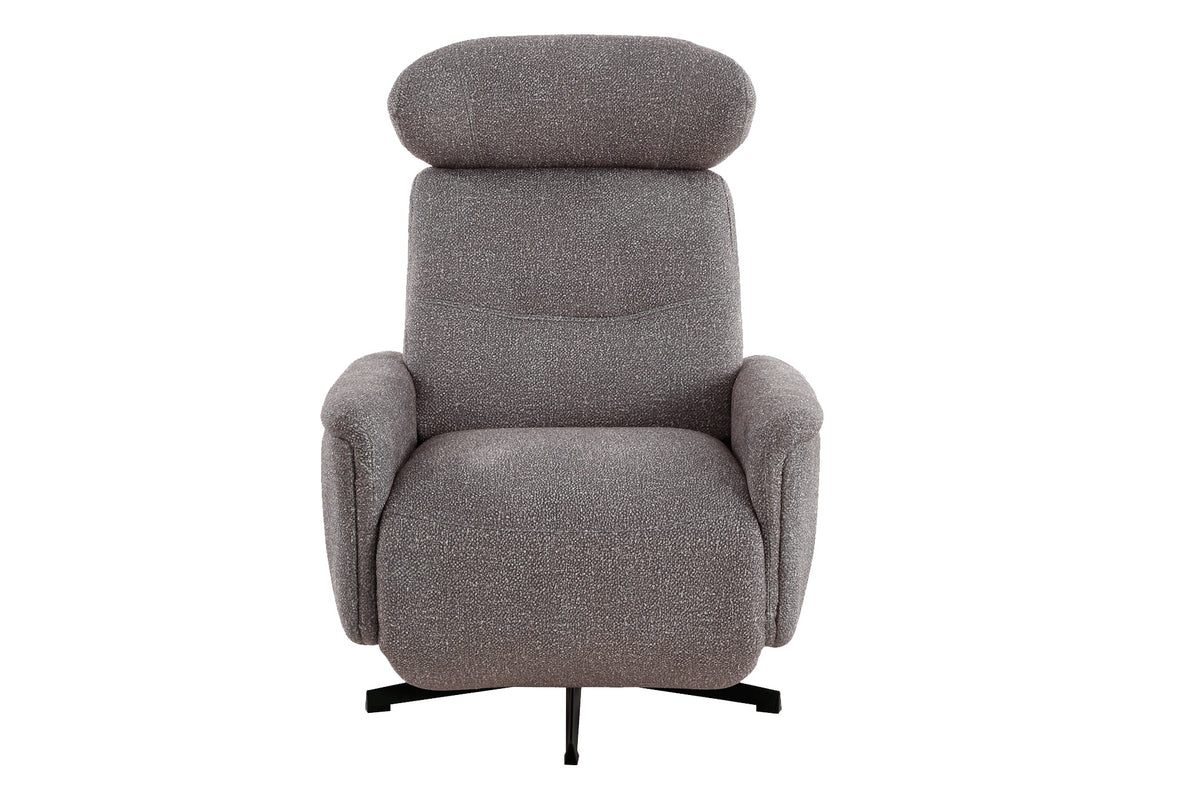 Sillon Relax Eléctrico Valter Tejido Gris