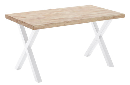 MESA COMEDOR FIJA NUEVA YORK 140 x 80 CM  ROBLE NORDISH / BLANCO