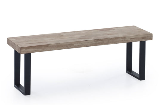 BANCO ASIENTO LOFT ROBLE HONEY / NEGRO