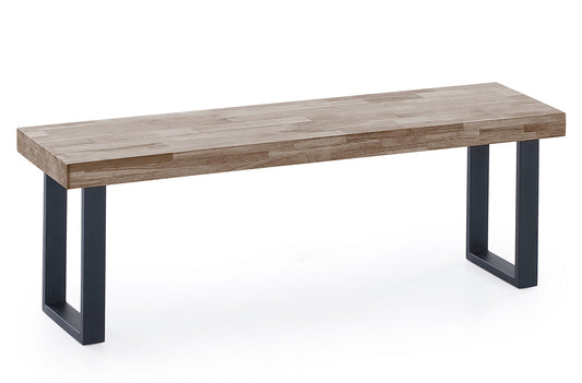 BANCO ASIENTO LOFT ROBLE AMERICAN / NEGRO